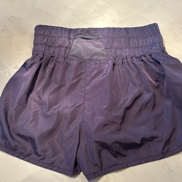 Free People Movement Purple High Waist Women's Shorts - Picture 5 of 5